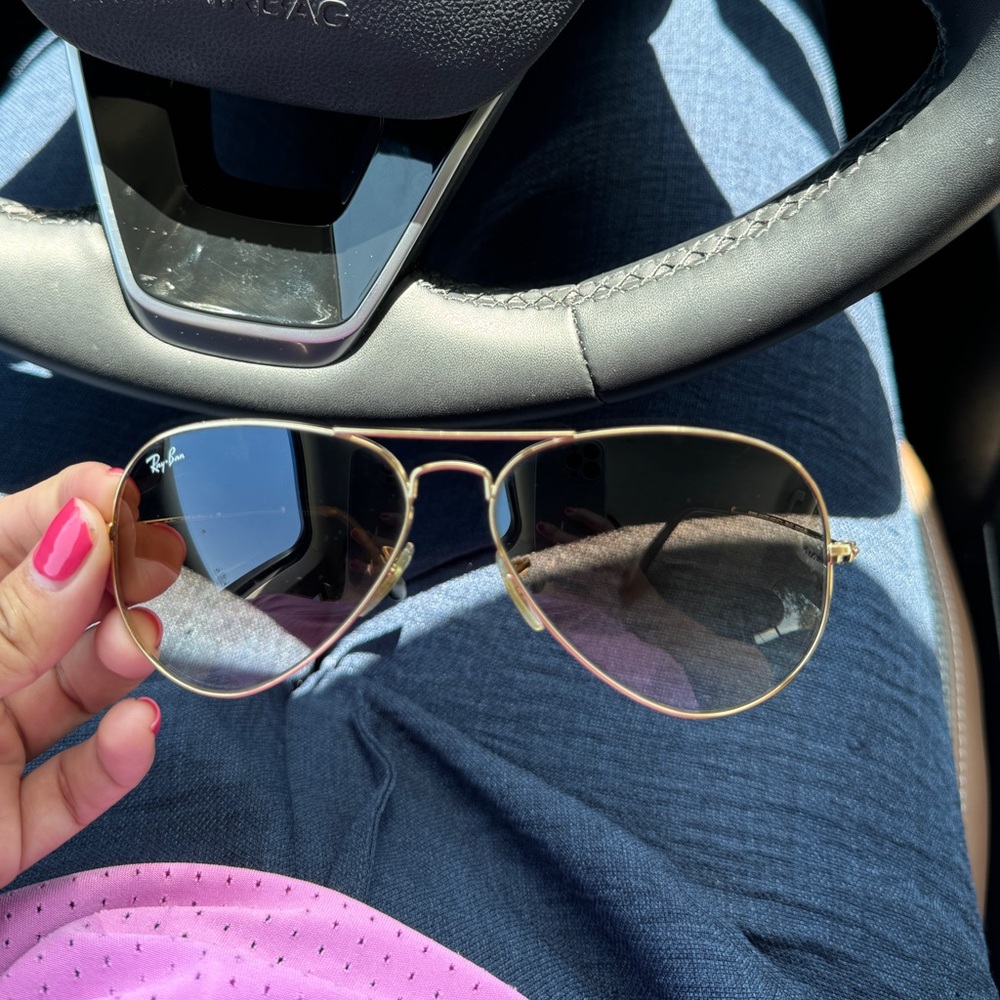 Ray-Ban Classic Gold Frame Sunglasses